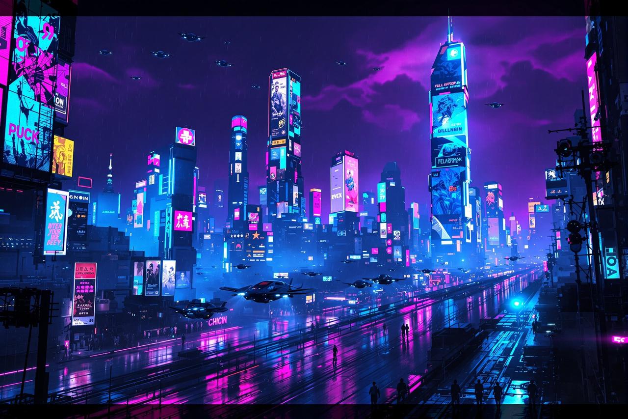 赛博朋克美学：从《银翼杀手》到《赛博朋克2077》的视觉革命